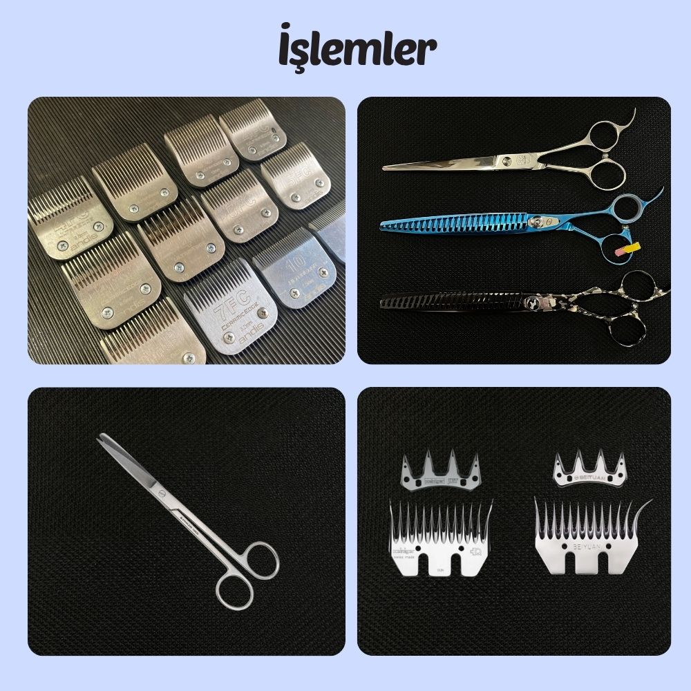 Pet Traş Bıçağı ve Makas Bileme Görsel 7